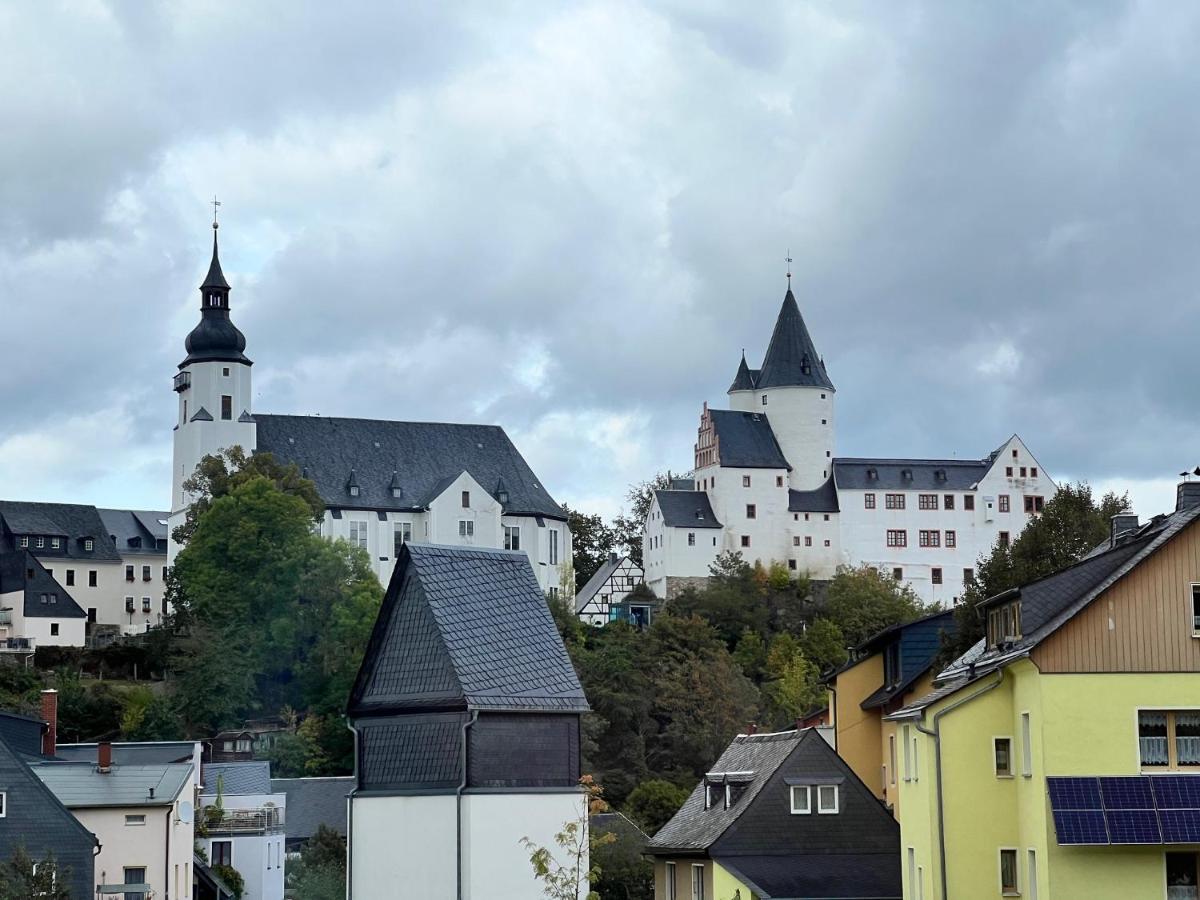 Ferienwohnung Schlossblick Im Herzen Der Stadt Schwarzenberg  Exterior photo